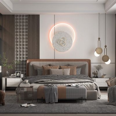 现代轻奢风格卧室