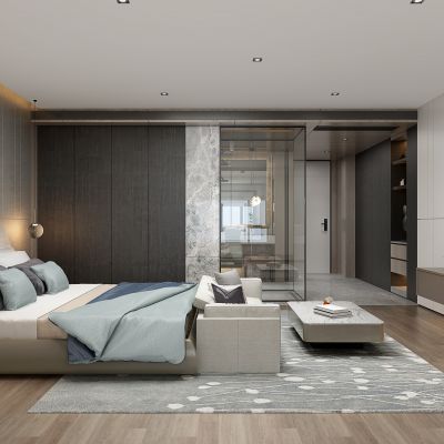 现代简约卧室