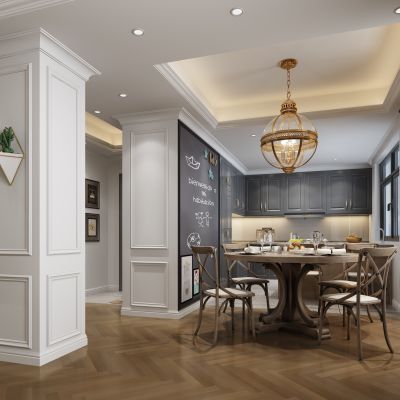 欧式轻奢简约餐厅