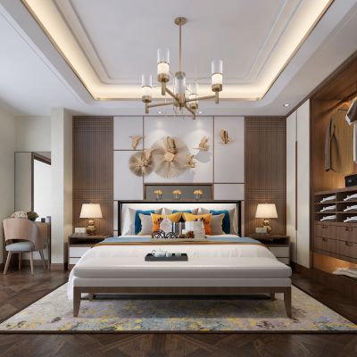 新中式卧室