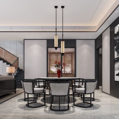 现代轻奢简约餐厅