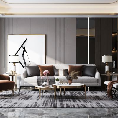 现代风格家居客厅