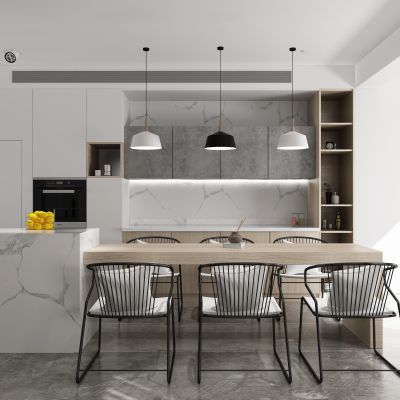 现代轻奢简约餐厅