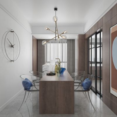 现代轻奢简约餐厅
