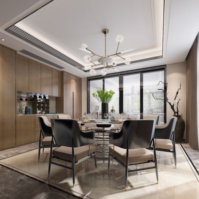 现代轻奢餐厅