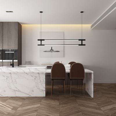 现代轻奢简约餐厅