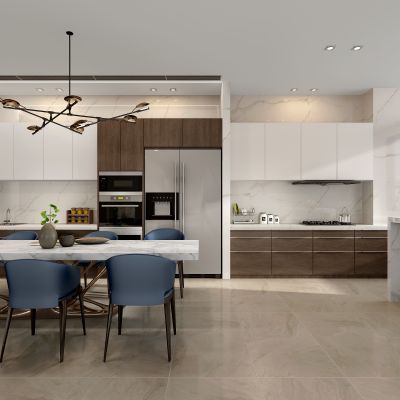 现代轻奢简约餐厅