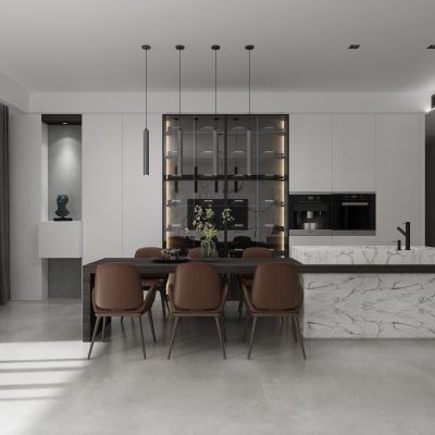 现代轻奢简约餐厅