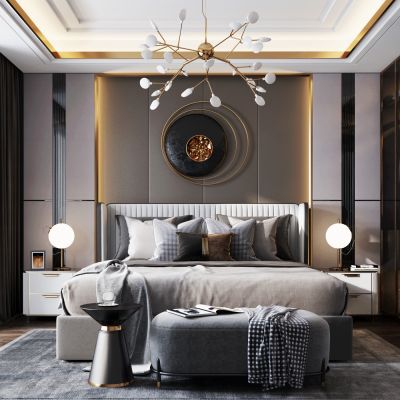现代风格卧室