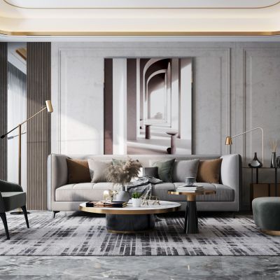 现代轻奢客厅
