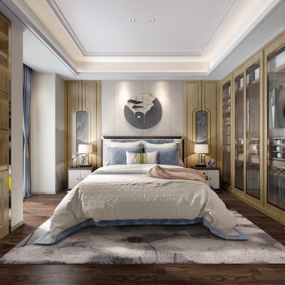新中式卧室