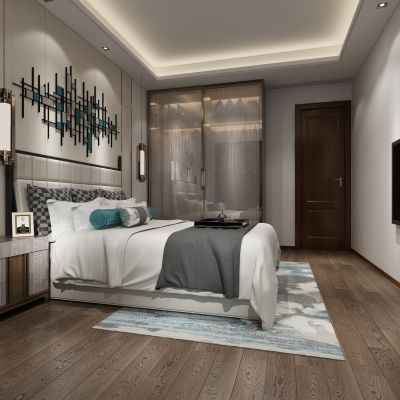 新中式卧室