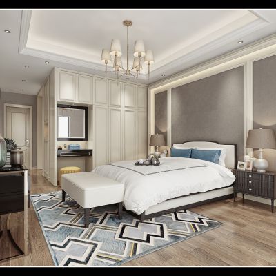 欧式卧室，主卧