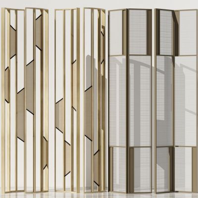 现代屏风隔断