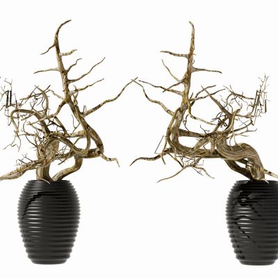 新中式干枝摆件