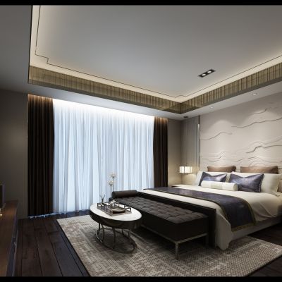 新中式轻奢卧室