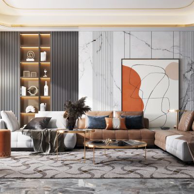 现代轻奢客厅