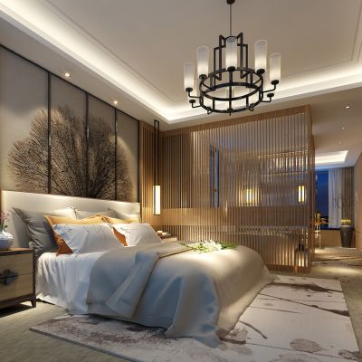 新中式卧室