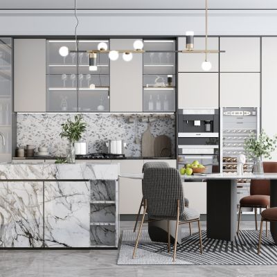 现代开放式厨房