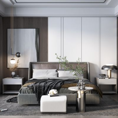 现代轻奢卧室