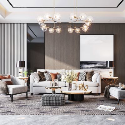 现代轻奢客厅