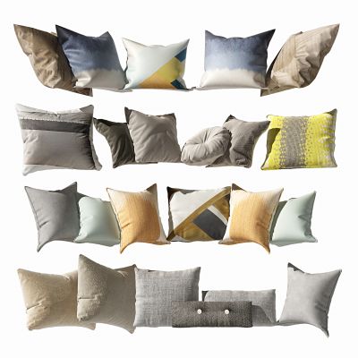 现代抱枕组合