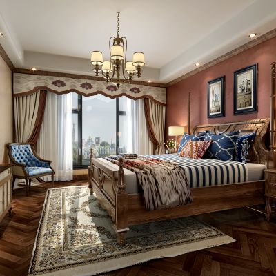 欧式卧室，主卧