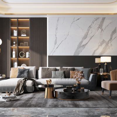 现代风格家居客厅