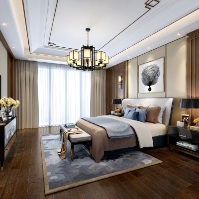 新中式卧室