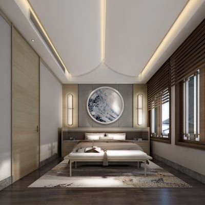 新中式卧室