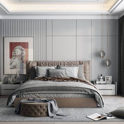 现代卧室