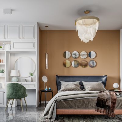 现代简约轻奢卧室