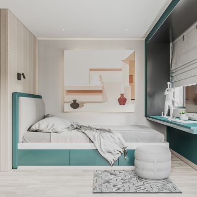 现代简约卧室