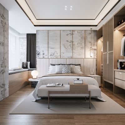 新中式卧室