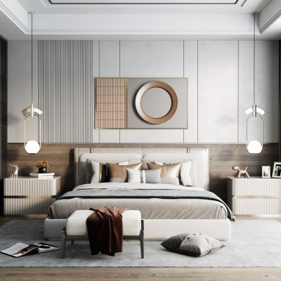现代轻奢卧室