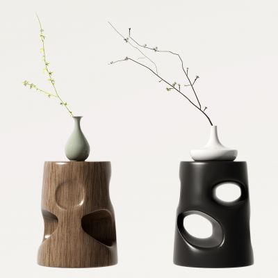 新中式花瓶植物摆件