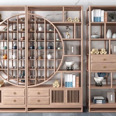 新中式博古架