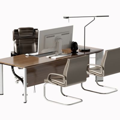 现代办公桌椅组合