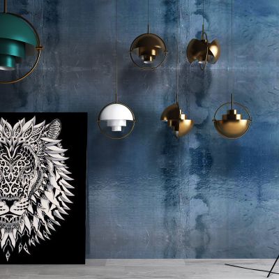 艺术吊灯，装饰画，台灯