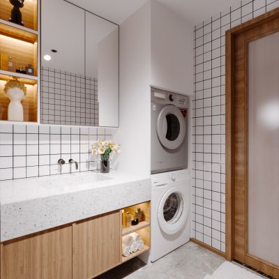 北欧现代简约轻奢风格卫生间