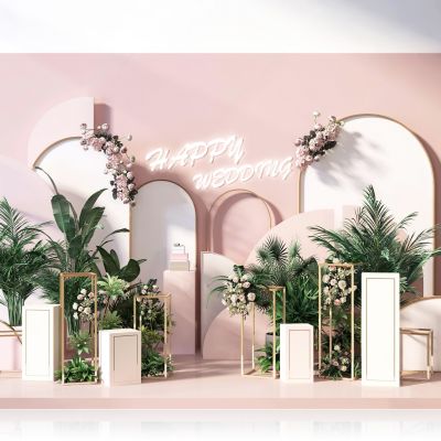 现代美陈花艺绿植