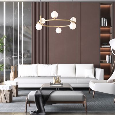 现代沙发茶几组合