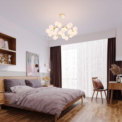 北欧现代简约轻奢风格卧室