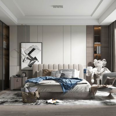 现代简约风格主卧室