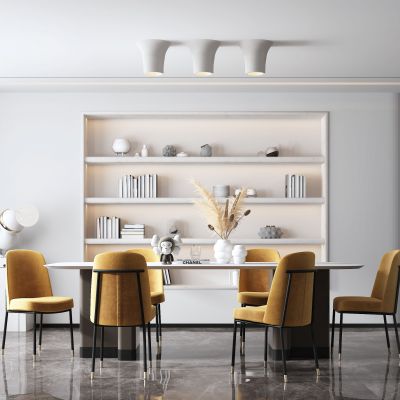 现代餐厅椅子桌椅