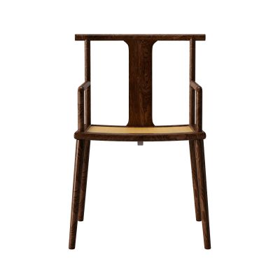 新中式单椅休闲椅