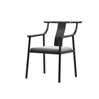 新中式单椅休闲椅