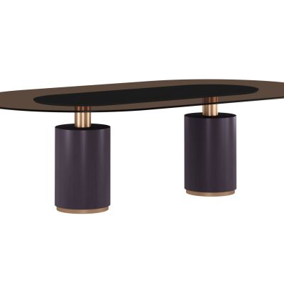 现代边几圆几餐桌