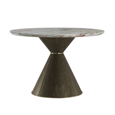 现代边几圆几餐桌