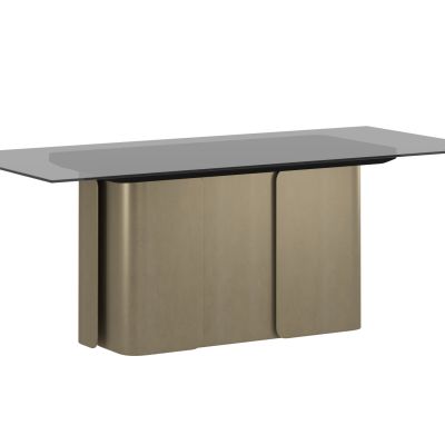 现代边几圆几餐桌